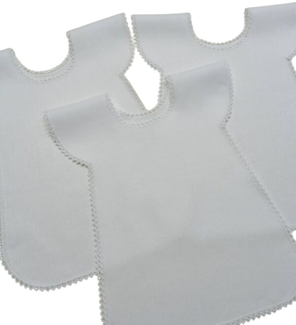BAT0000-1 Camicina bianca tonda 28,00€