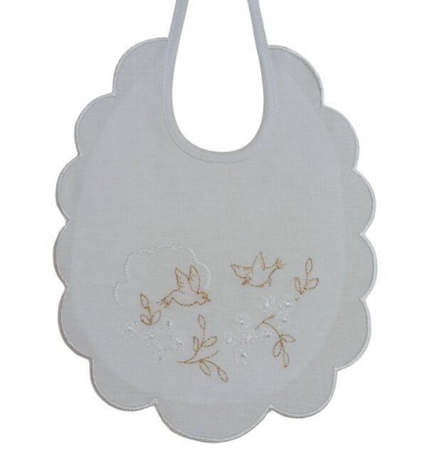 BAV0005 Bavetta battesimo colombe