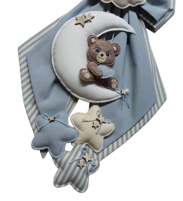 FIOC0003-2 Fiocco Nascita doppio rustic con luna