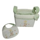 Porta accessori coniglietto verde3