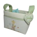 Porta accessori coniglietto verde3