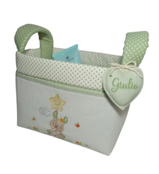 Porta accessori Coniglietto verde