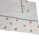 Lenzuolo carrozzina con fiori1-1